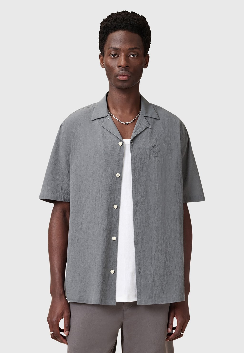 

Рубашка AllSaints, серый