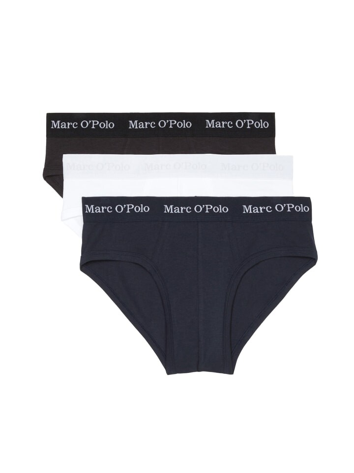 

Трусы Marc O´Polo Bodywear Slip/Unterhose Essentials, цвет navy/weiß/schwarz