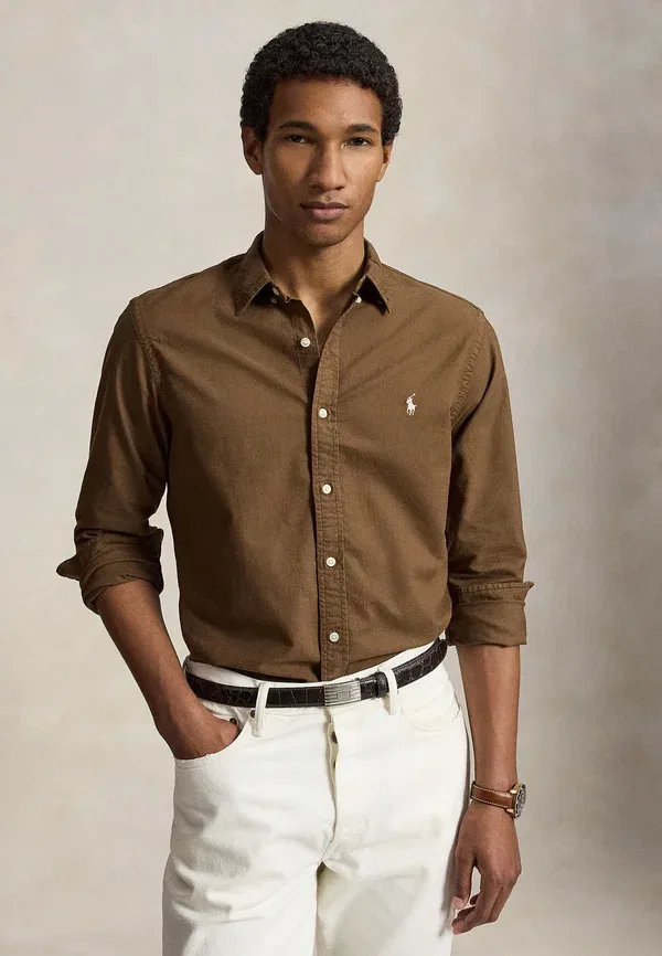 Рубашка с длинным рукавом Polo Ralph Lauren, каштановый