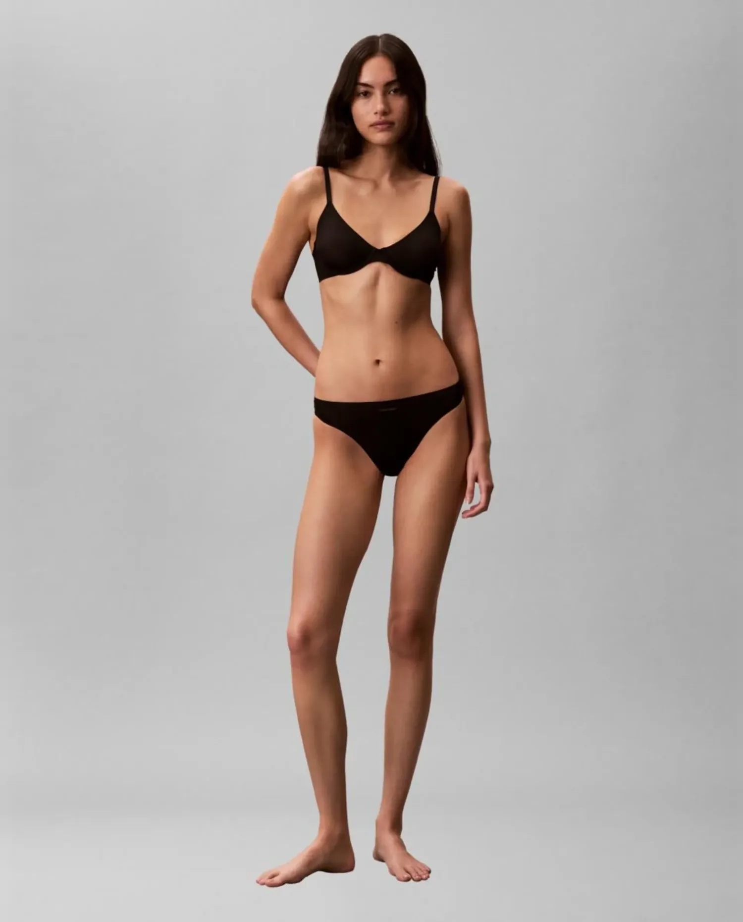Бюстгальтер с косточкой без предварительной формовки PERFECTLY FIT ULTRALIGHT Calvin Klein, черный — фото 2