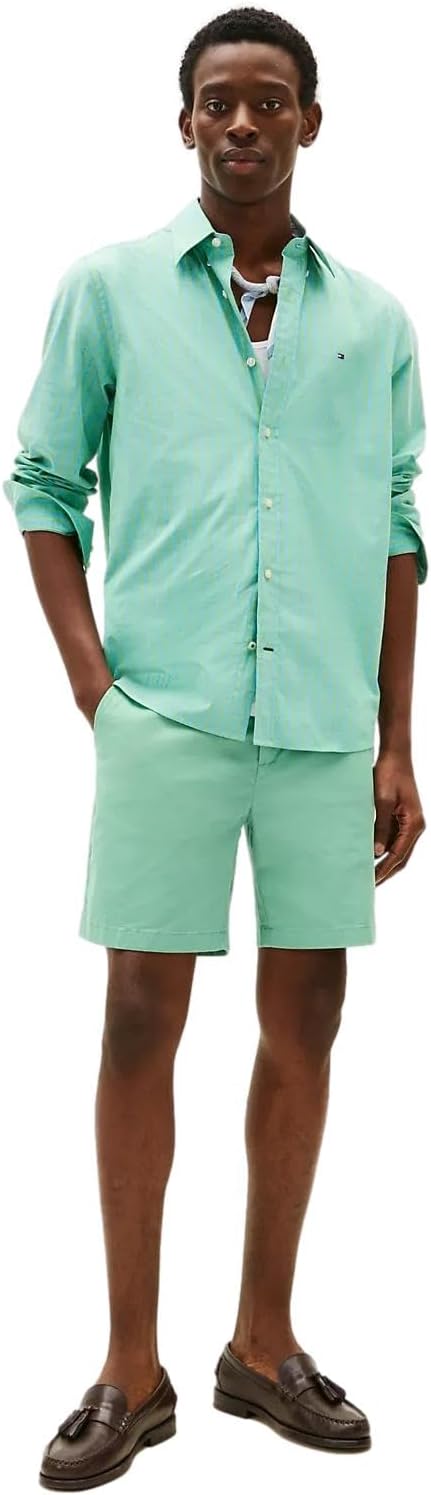 Мужские шорты Tommy Hilfiger Regular Fit Flex-Tommy, коллекция 2024, 40, Frosted Evergreen — фото 2