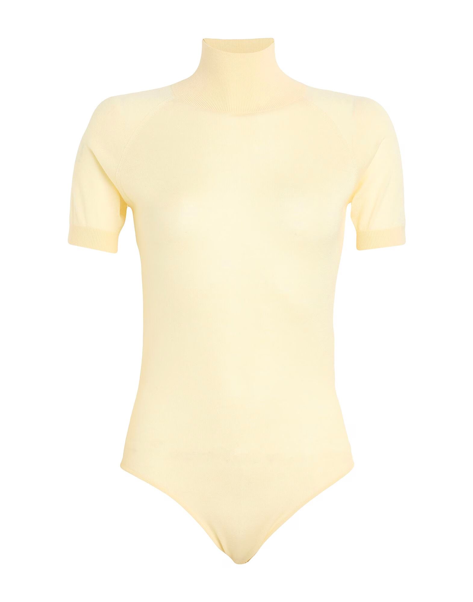 

Боди Alaïa, пастельно-желтый