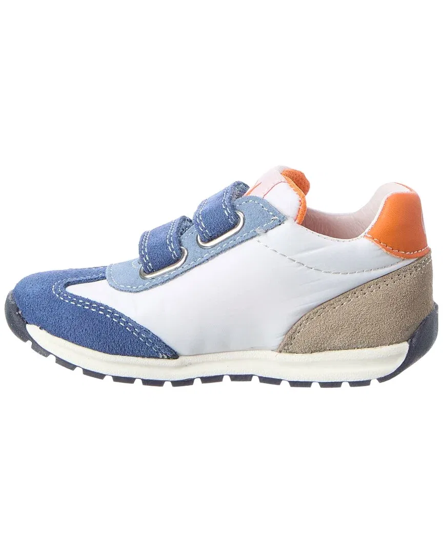 Детские кроссовки на липучках Naturino Crumi Nylon & Suede, синий — фото 2