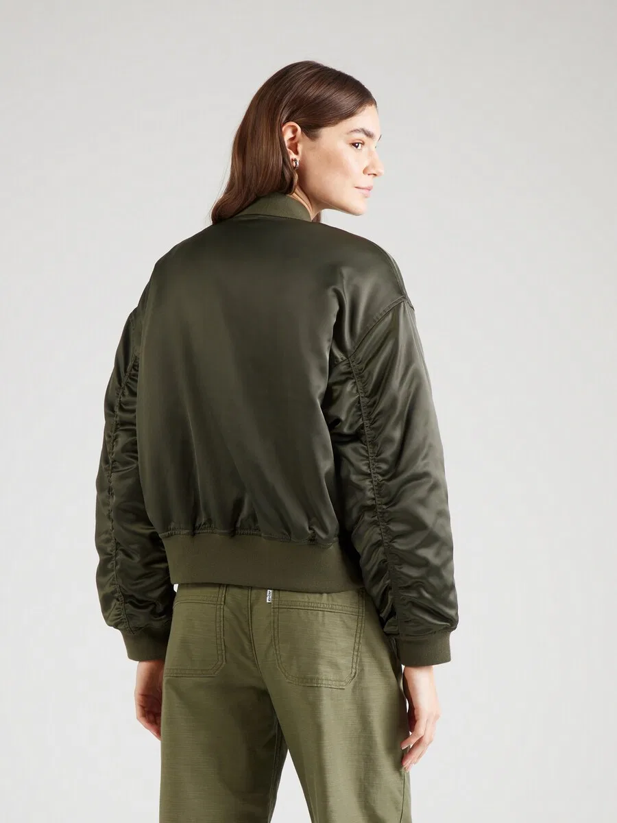 Куртка LEVI'S Between-Season 'Andy Tech' оливкового цвета — фото 4