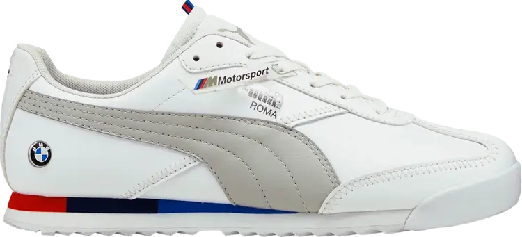 

Кроссовки Puma BMW Motorsport x Roma White, белый, Белый;серый, Кроссовки Puma BMW Motorsport x Roma White, белый