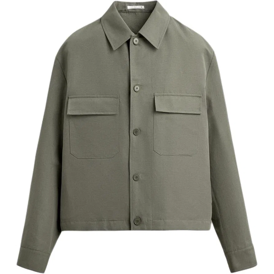 Мужская куртка с лацканами Light Green ZARA, Light Green