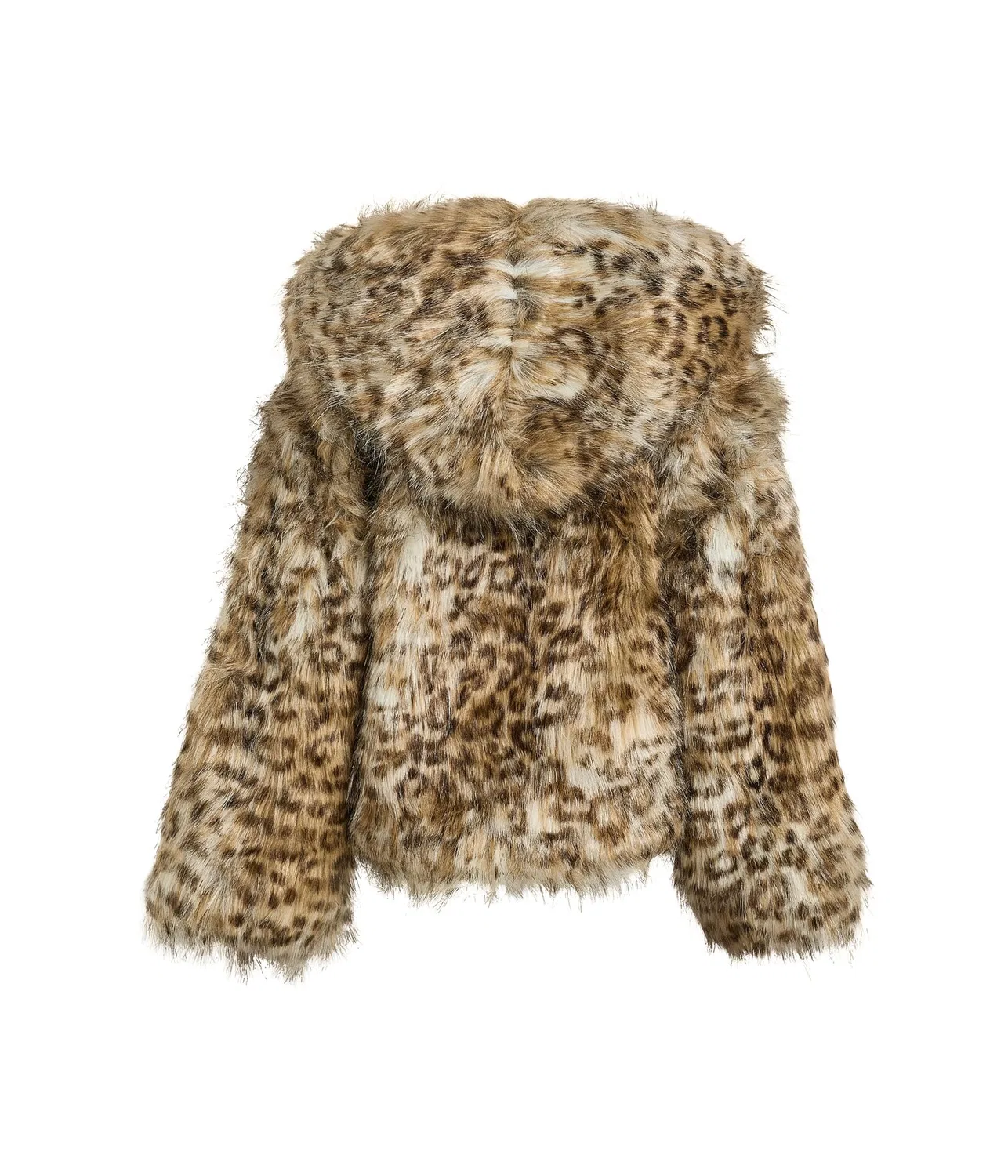 Пальто из искусственного меха Cleo Faux Fur Coat (для малышей, маленьких и больших детей) Appaman Kids, Leopard — фото 2