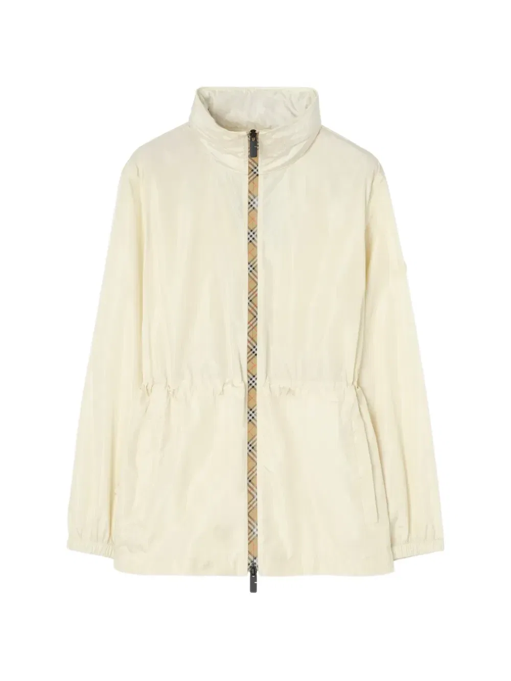Коркая парка с делкой Checker Burberry, бежевый