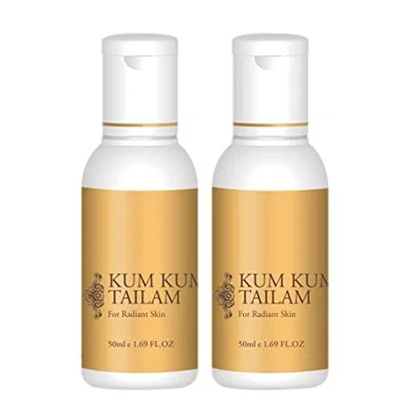 Масло для лица Kum Kumadi Tailam, TRICHUP, набор 2 шт., 100 мл