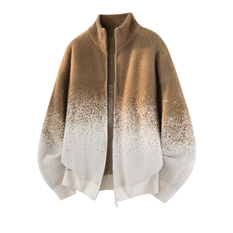 Детский свитер с воротником-стойкой X1617, Khaki Top