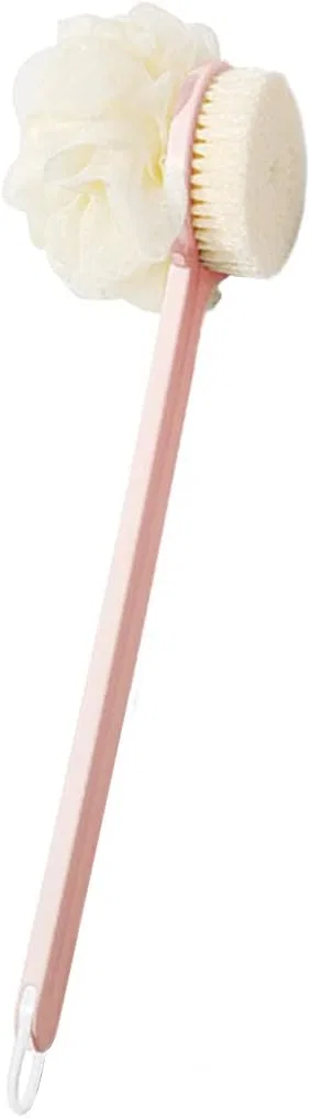Щетка для тела с велюровым ворсом MXXHFC, Pink