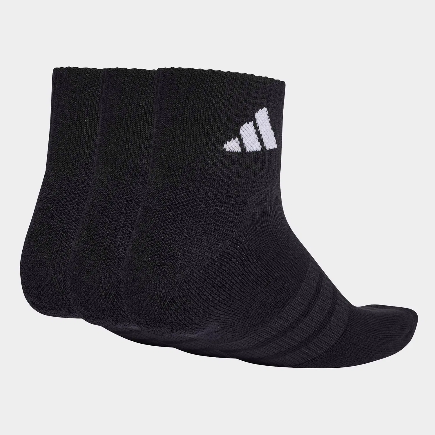 Женские спортивные носки с усиленной подошвой Adidas Performance, Black/Black/White — фото 2