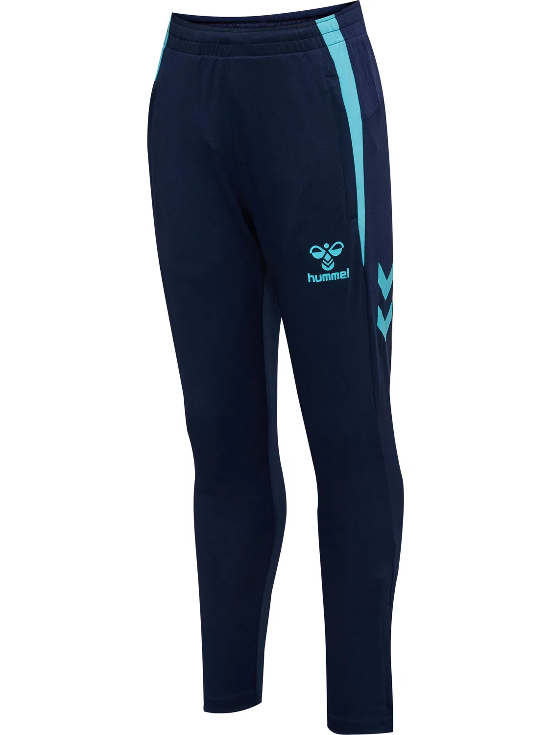 Детские тренировочные штаны с регулируемой талией Hmllead Hummel, Midnight Indigo / Blue