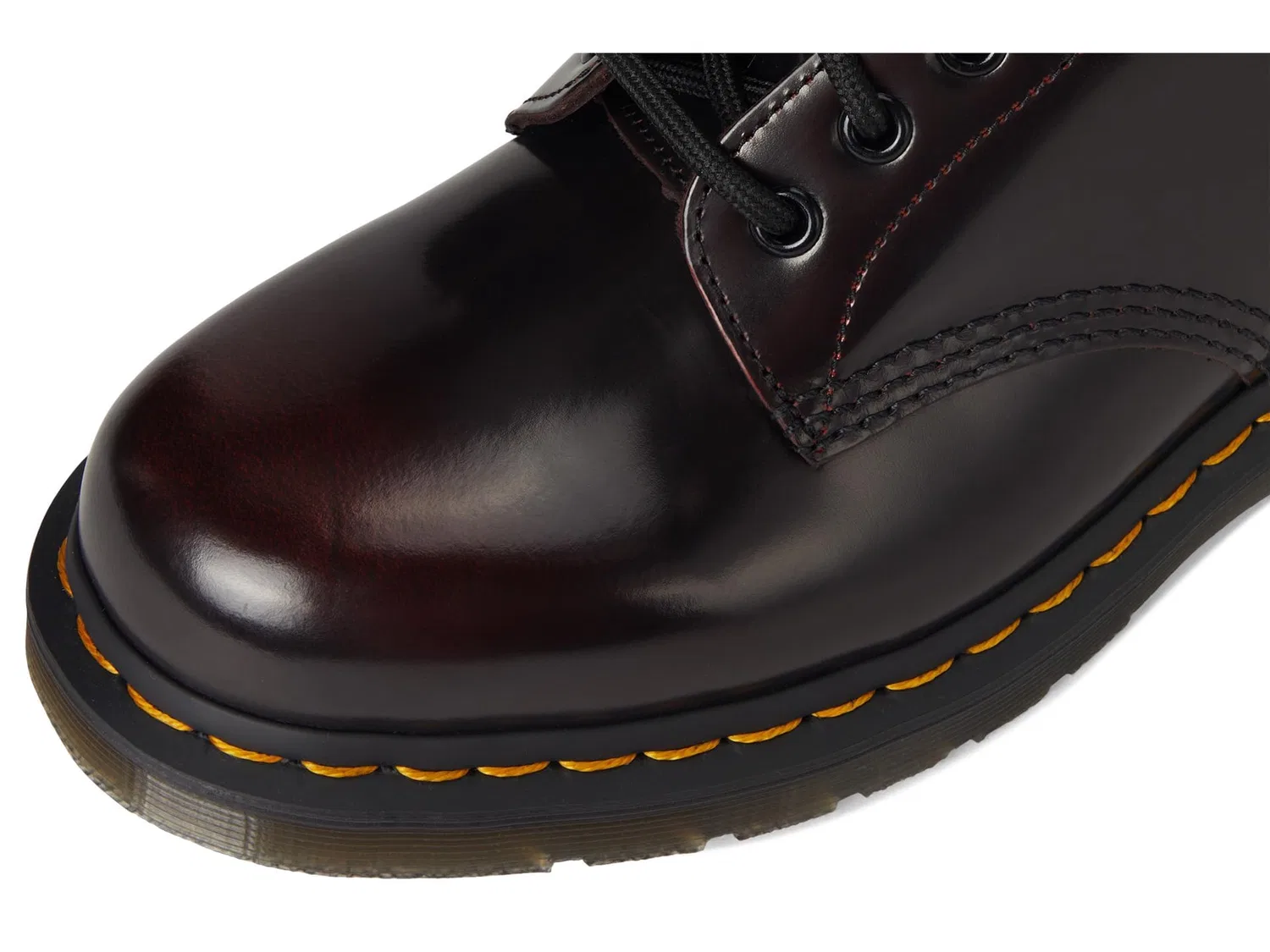 Ботинки Dr. Martens 1460 унисекс из натуральной кожи, Black Cherry — фото 2
