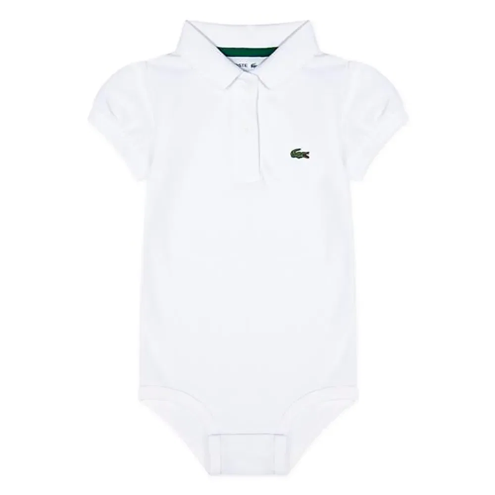 Боди с коротким рукавом Lacoste Kids, белый
