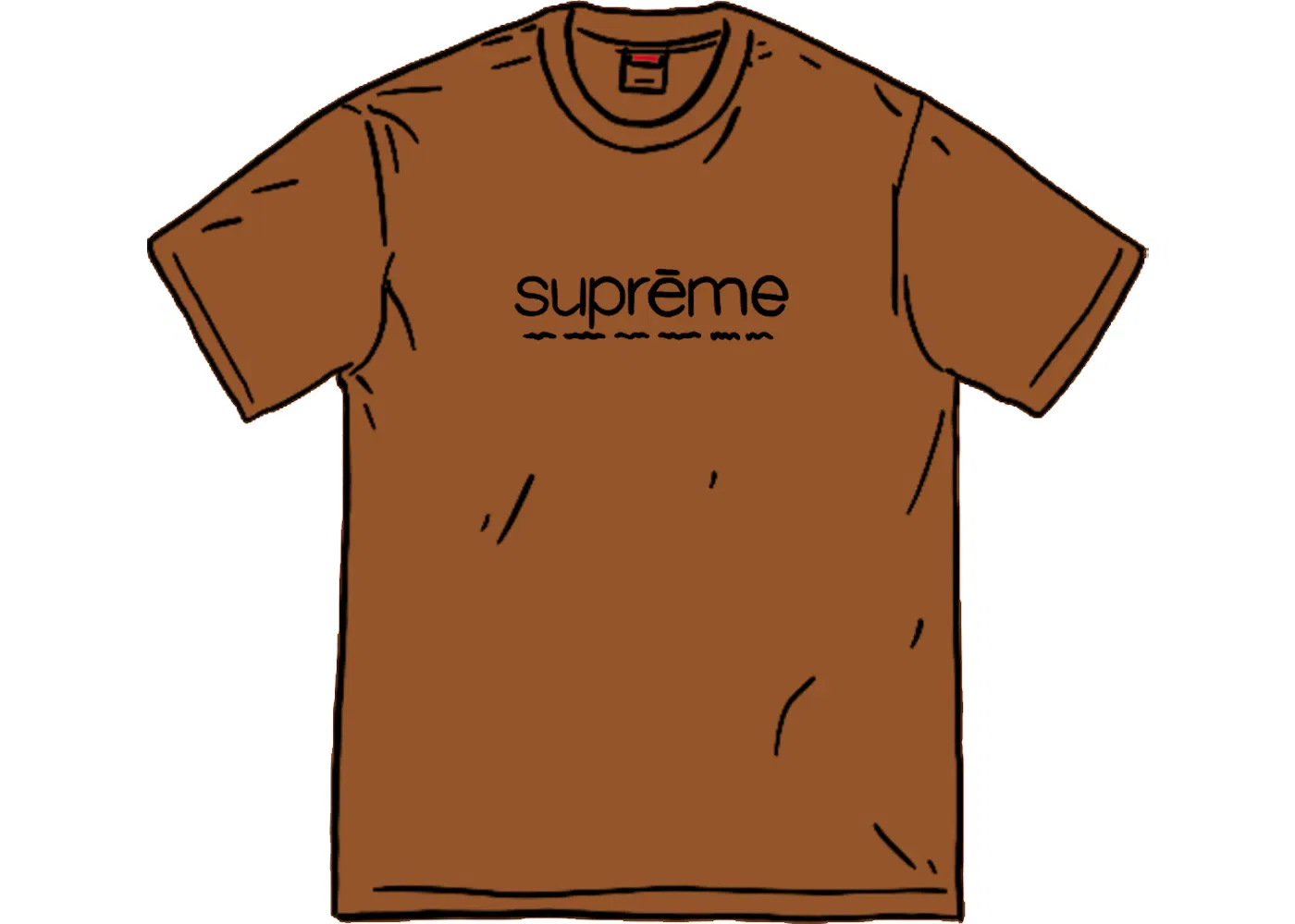 Мужская футболка Supreme Five Boroughs Tee, Brown