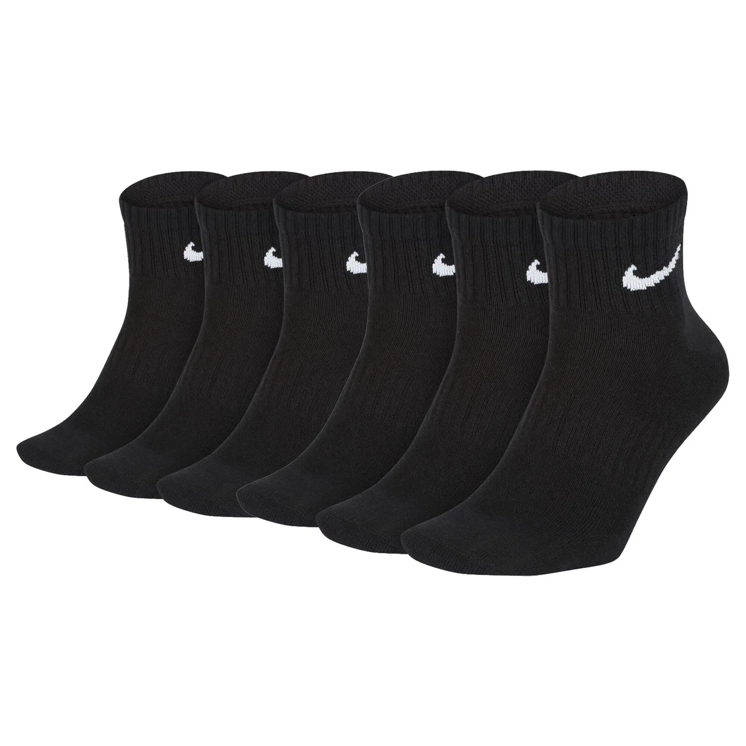 Детские носки без следов с принтом Everyday Lightweight No Show Nike, Черный