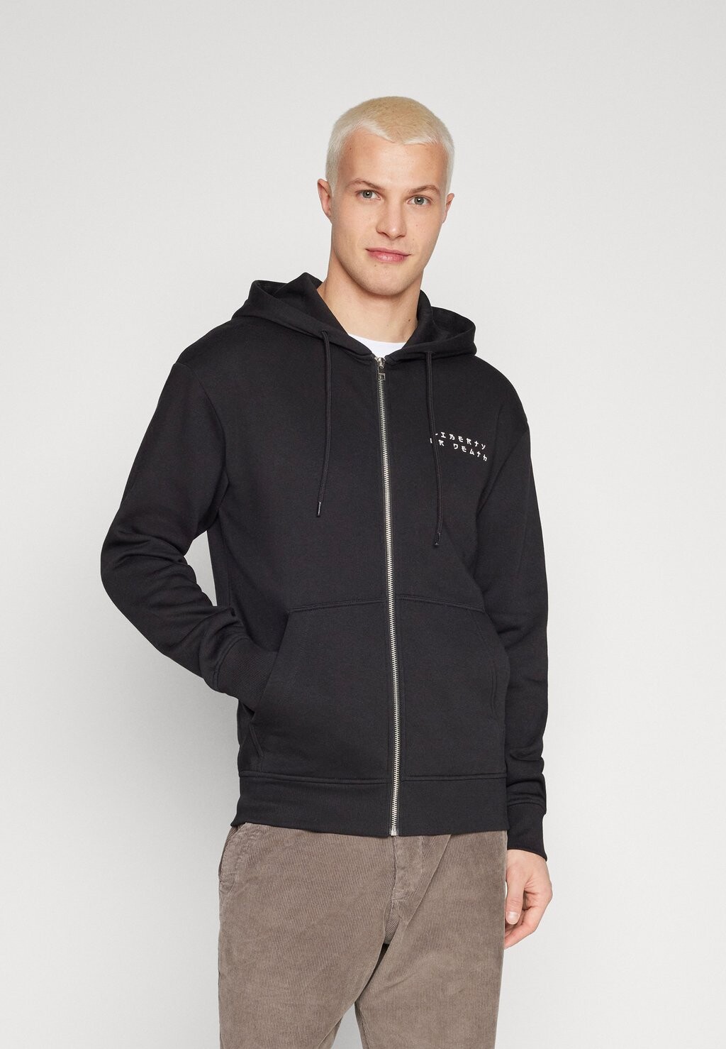 

Толстовка на молнии Jordishonour Zip Hood Unisex Jack & Jones, черный