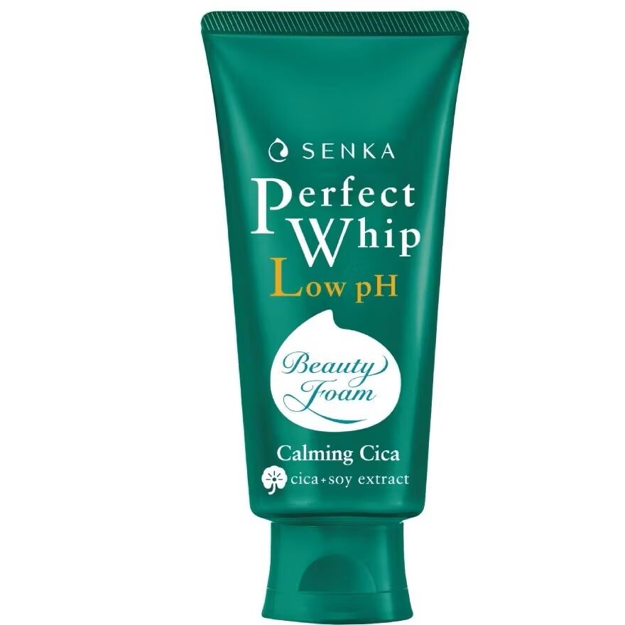 

Senka Perfect Whip Low PH Успокаивающий Cica 100 г, Green