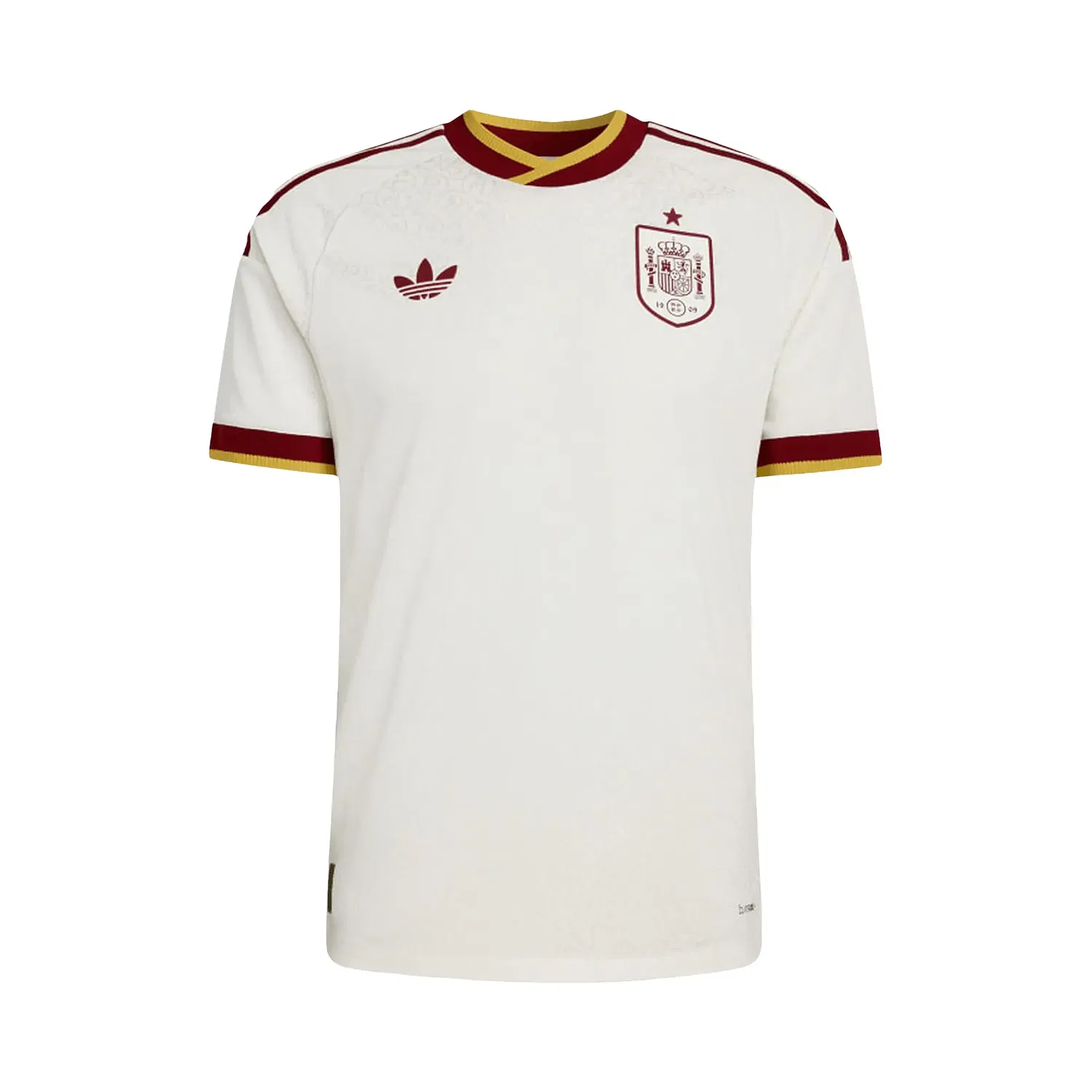 Оригинальная гостевая футболка Adidas Spain 26 (азиатский размер), белый