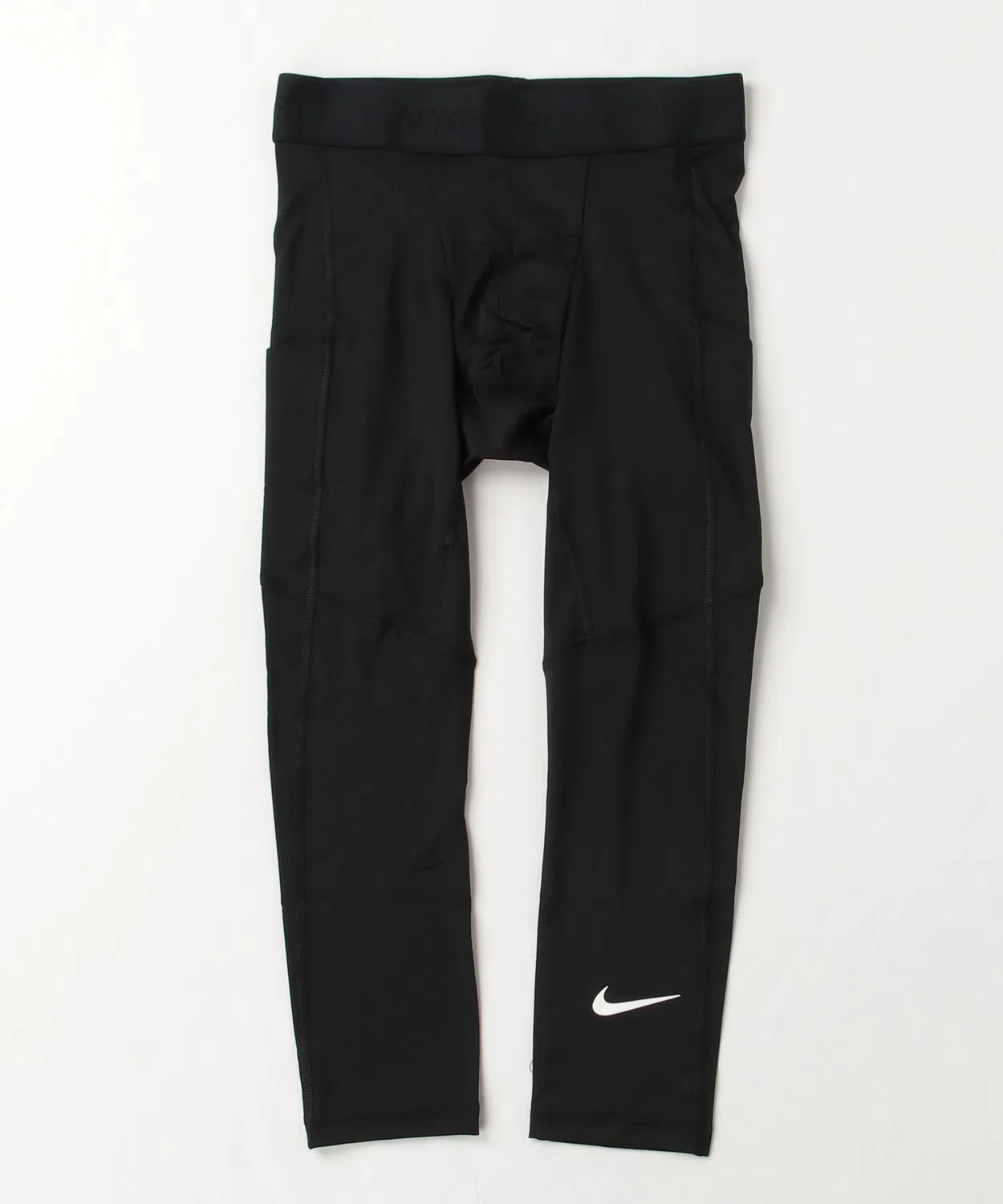 Мужские леггинсы 3/4 с вентиляцией NIKE NP DF, Черный