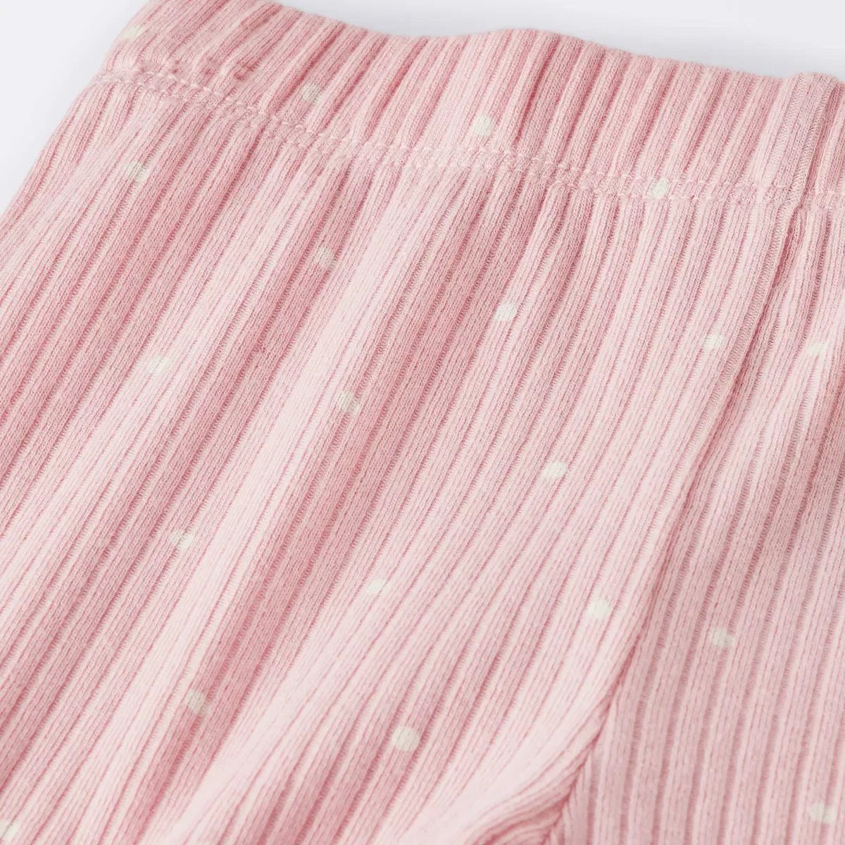 Детский комплект футболки с длинным рукавом и леггинсов NEWBORN, Rose Pink — фото 4