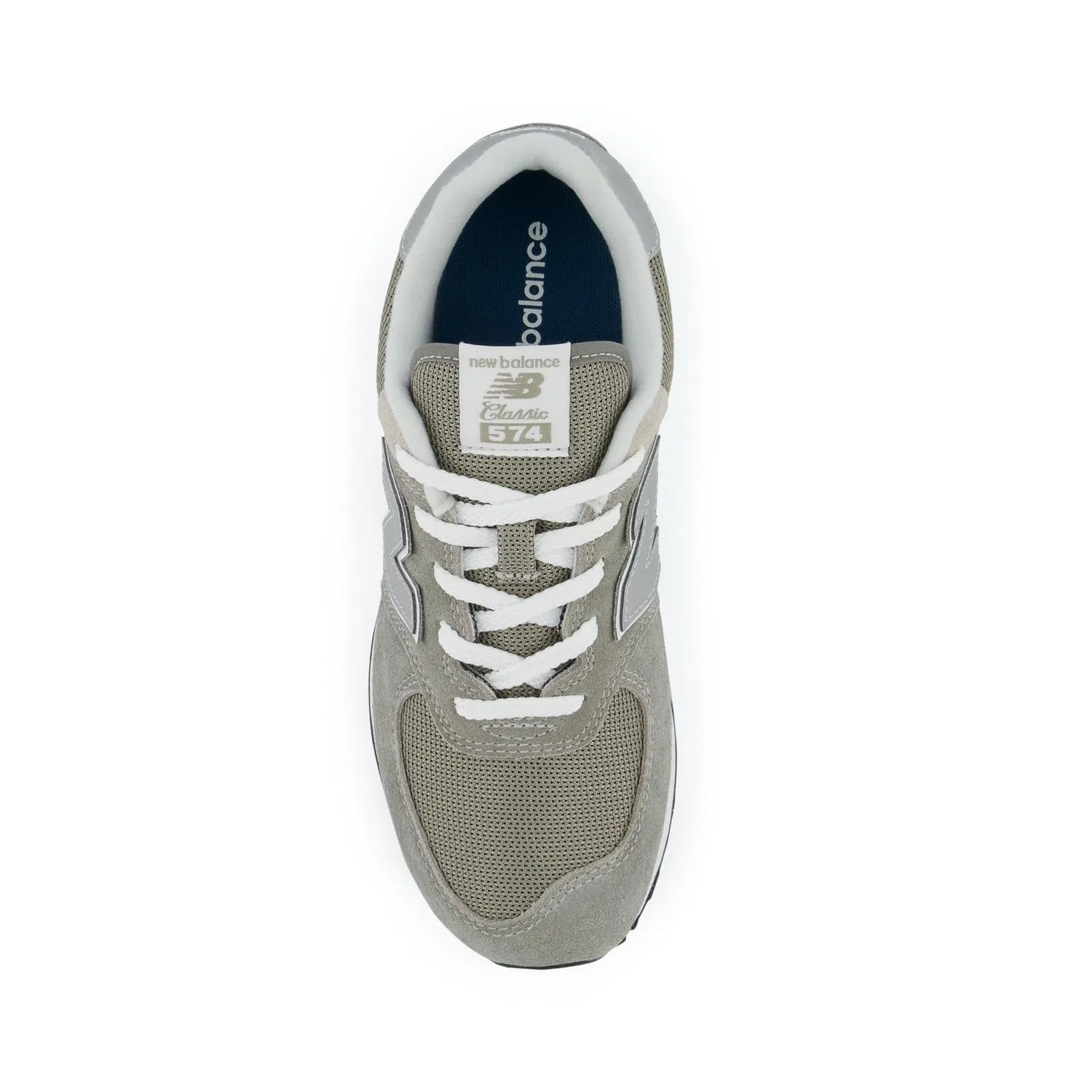 Детские кроссовки для девочек с ретро-дизайном New Balance, Grey Grey Evg 01 — фото 3
