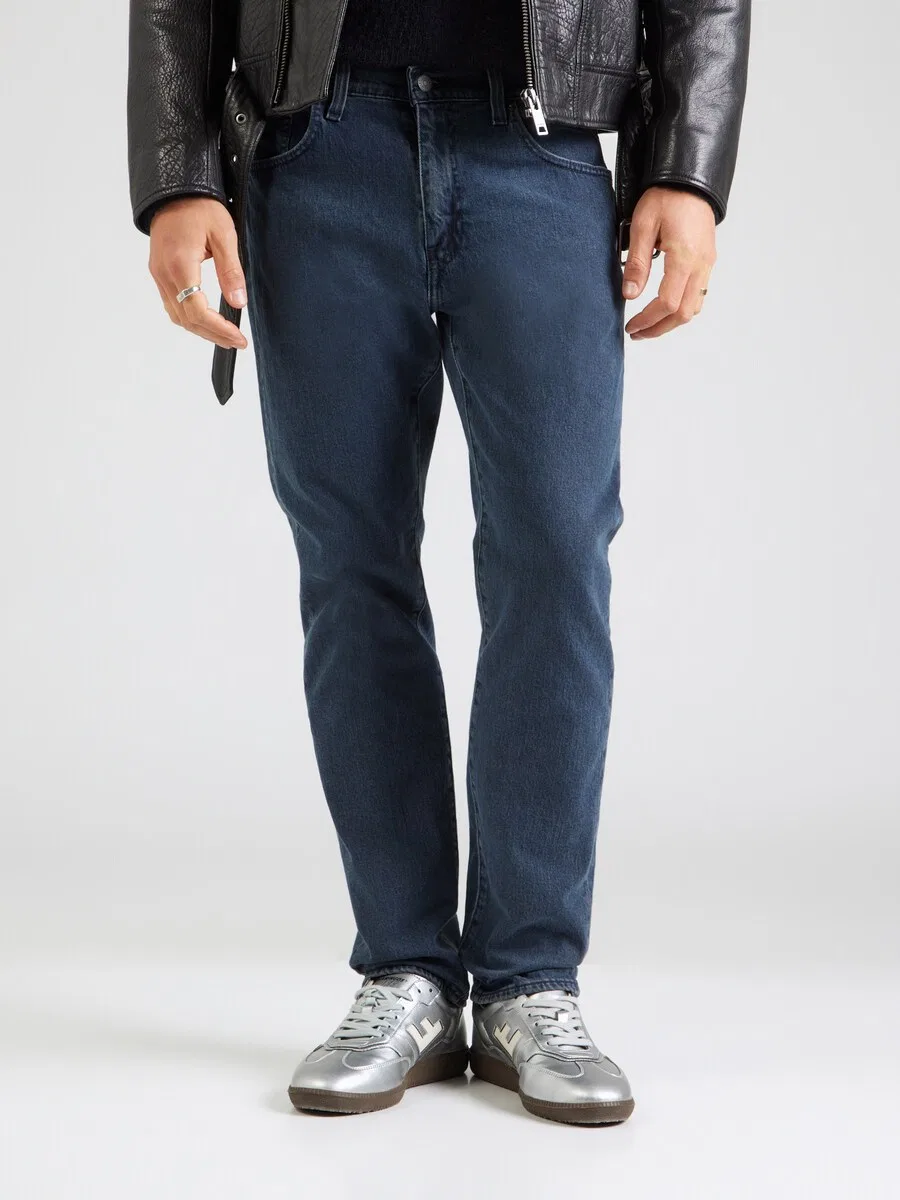 Джинсы LEVI'S Regular '502 Taper Jeans' темно-синего цвета — фото 3