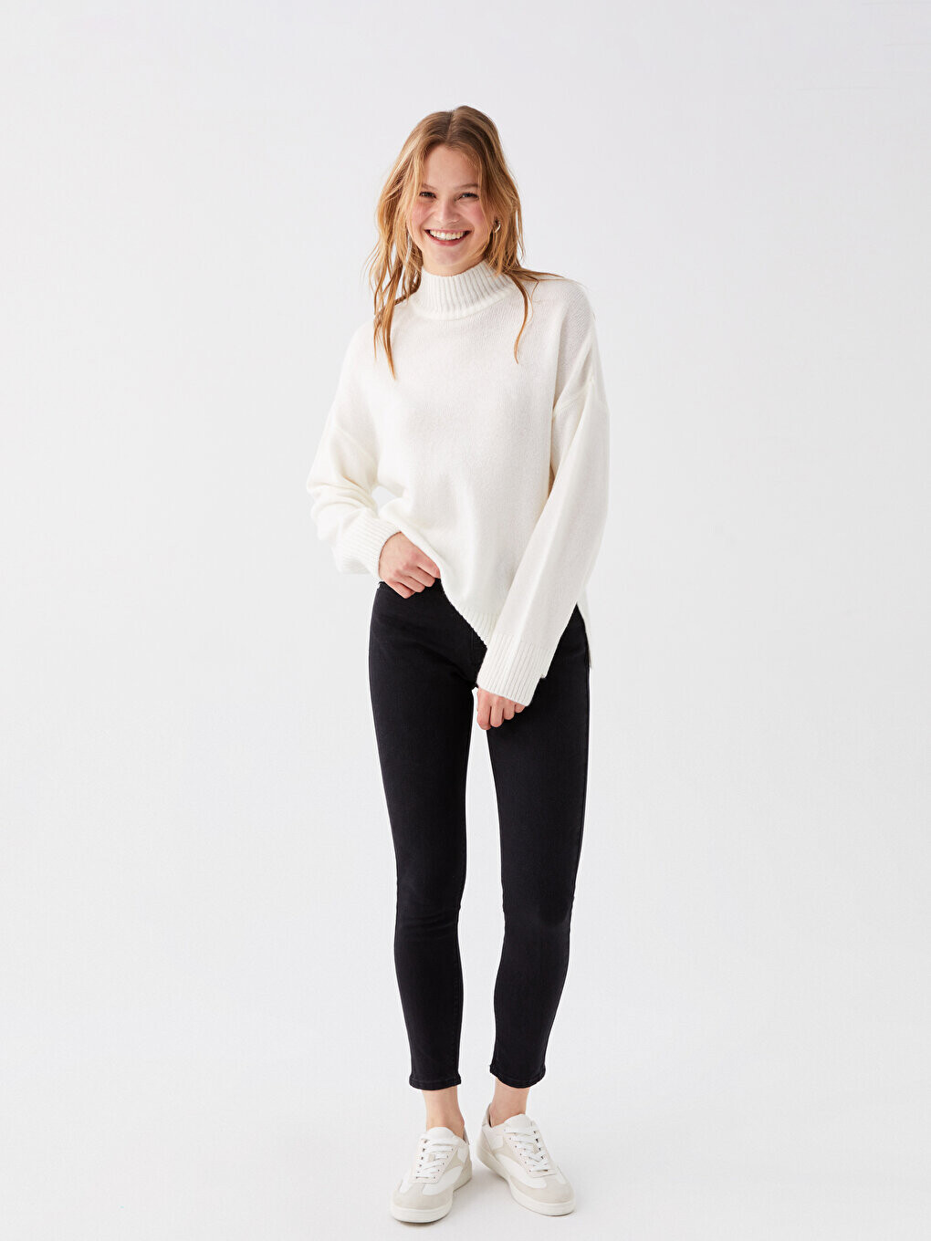 

Женские джинсовые брюки скинни LCW Jeans, черное родео, Черный, Женские джинсовые брюки скинни LCW Jeans, черное родео