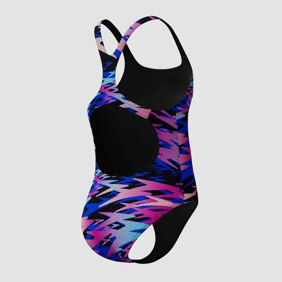 Детский купальник слитный Hyperboom Print Medalist Speedo, Разноцветный — фото 2