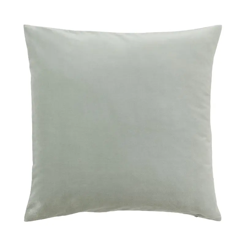 

Чехол для декоративной подушки H&M Home Cotton Velvet, зеленый шалфей
