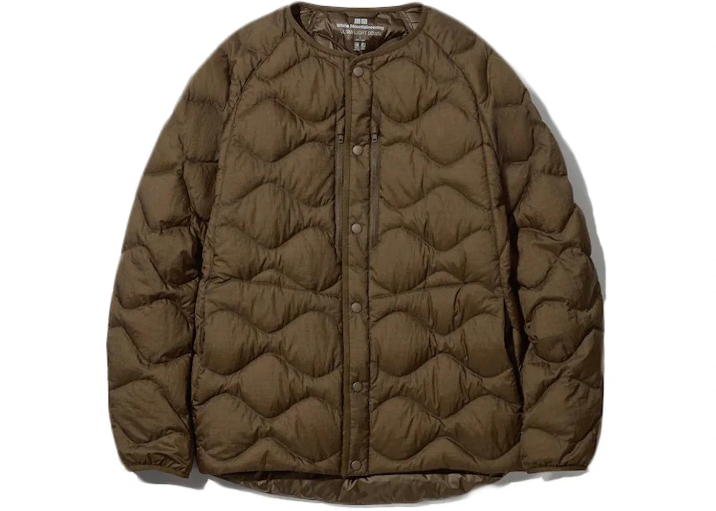 Мужская куртка-пуховик Uniqlo x White Mountaineering Ultra Light Down Oversized Jacket (Asia Sizing), Brown