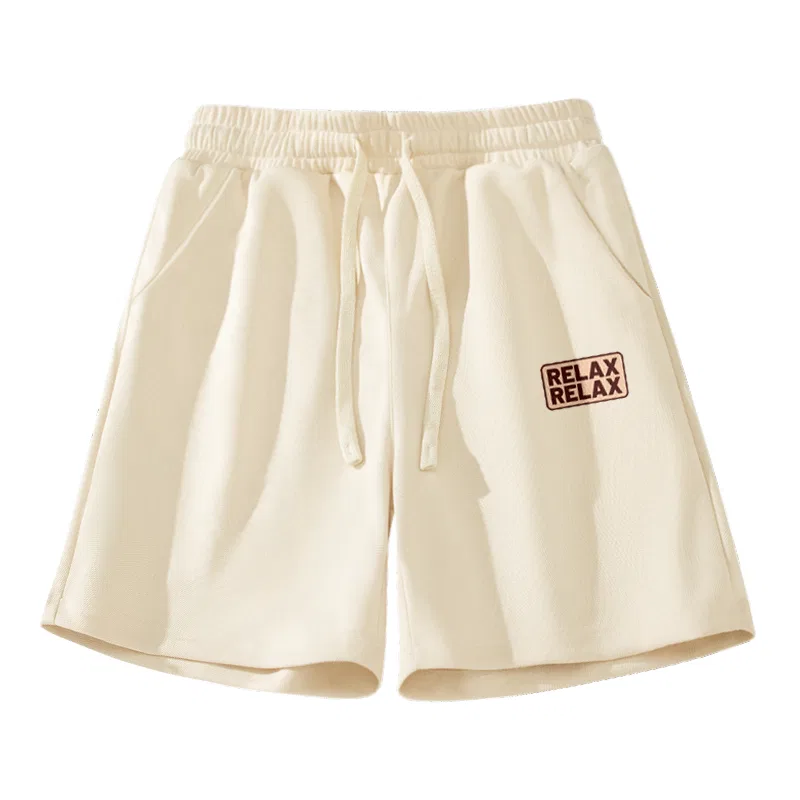 Детские шорты повседневные хлопковые MINISO, Light Beige