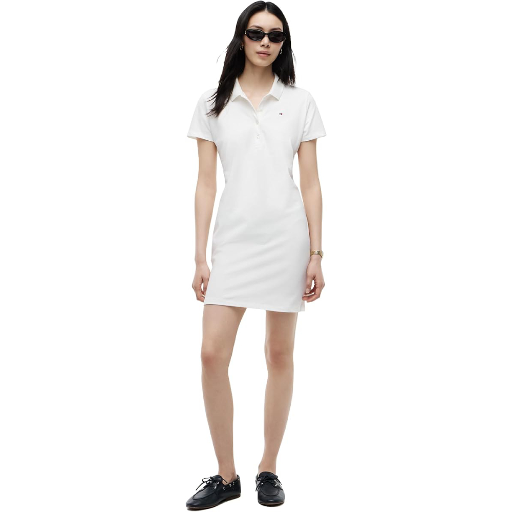 Платье-поло Tommy Hilfiger Slim, кремовый