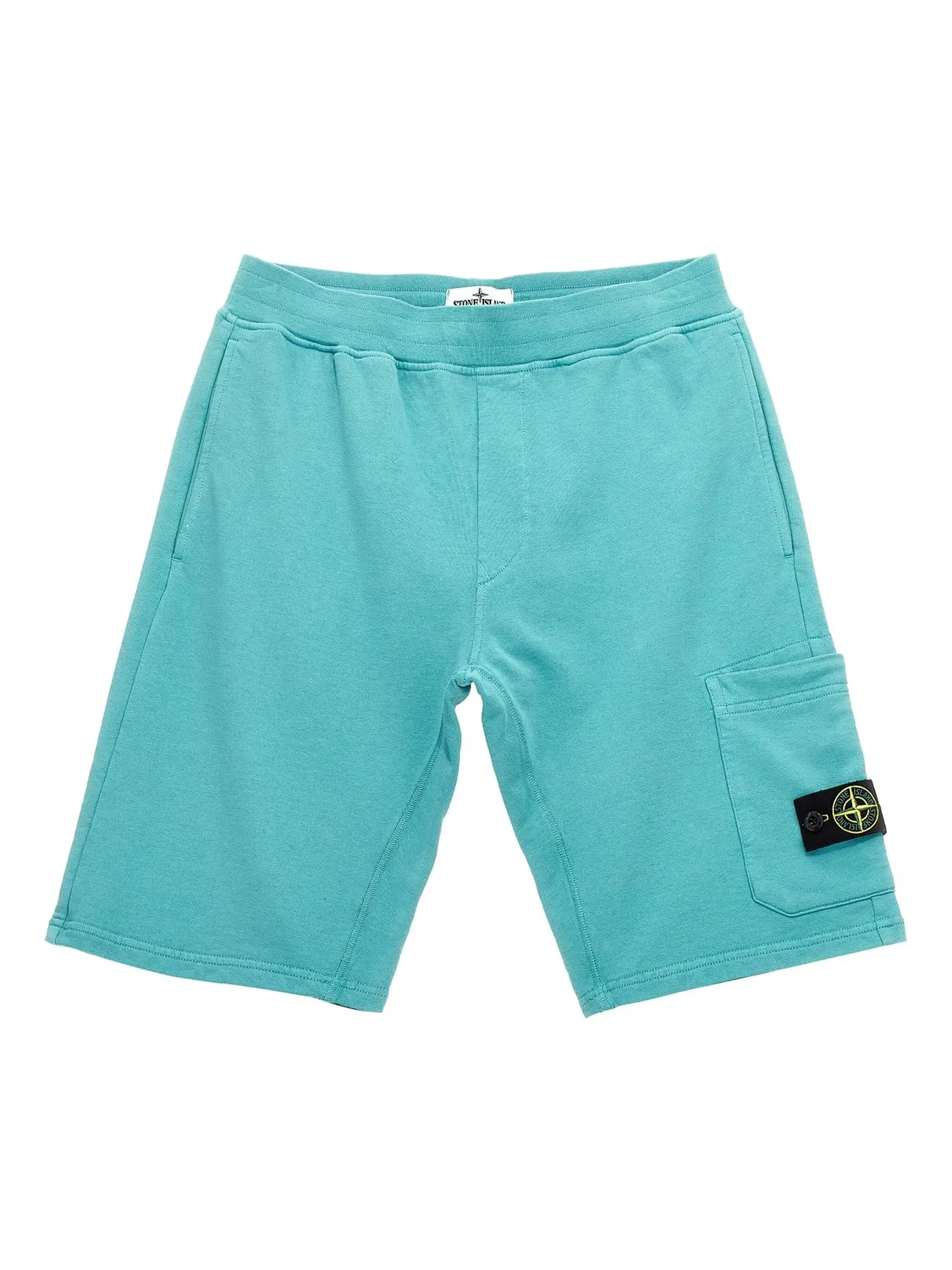 Шорты из хлопка с эластаном Stone Island, синий