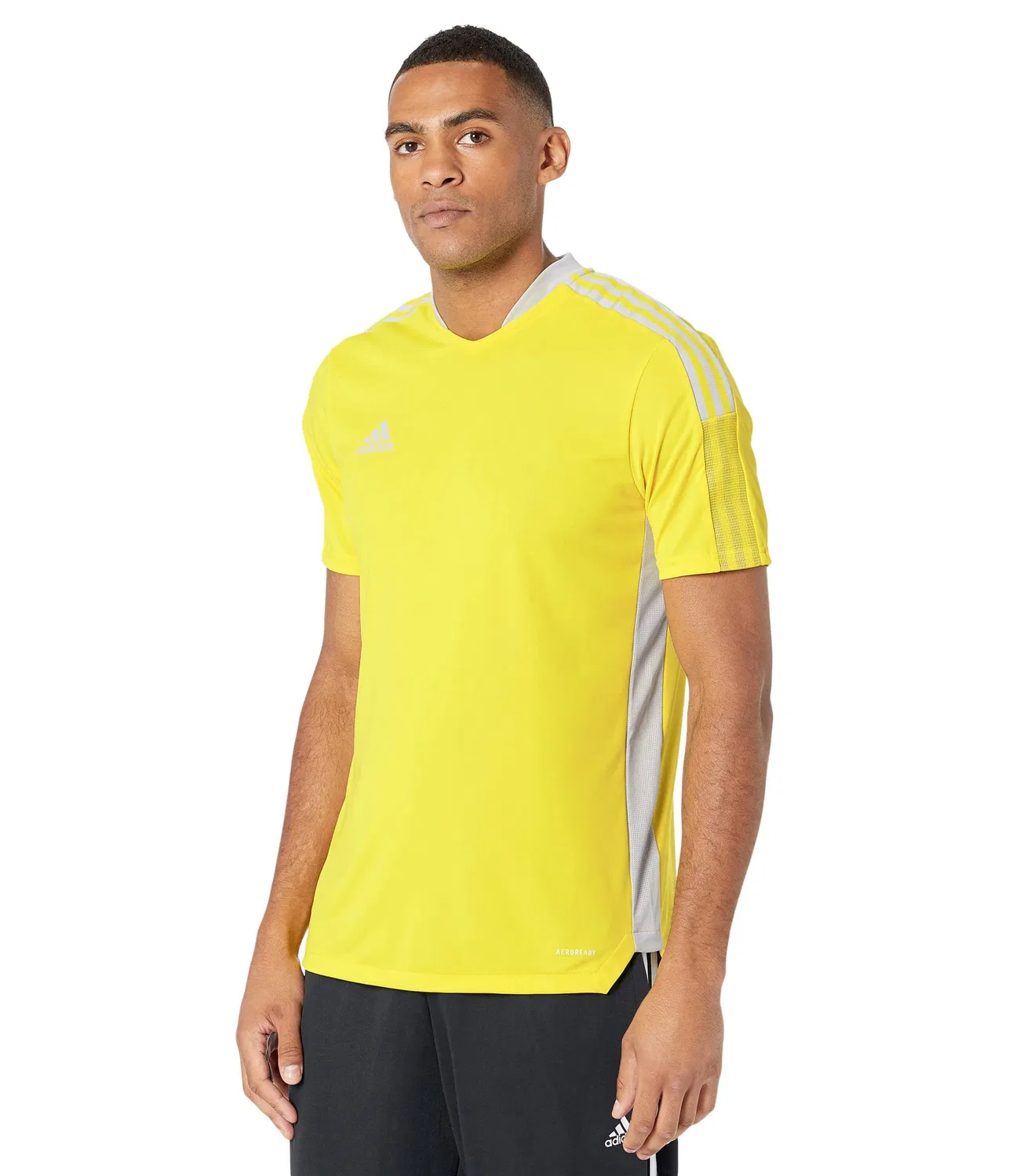 Мужская футболка с принтом Tiro21 TR JSY adidas, 2-Bright Yellow/Team Light Grey