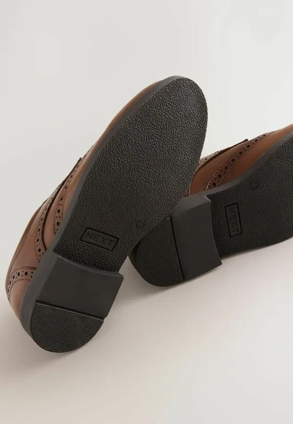 Ботинки кожаные Lace-ups Next Tan Brown, светло-коричневый — фото 4