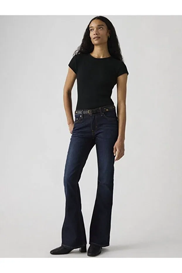 Женские джинсы с заниженной талией и зауженным кроем Levi'S, Dark Indigo - Worn In