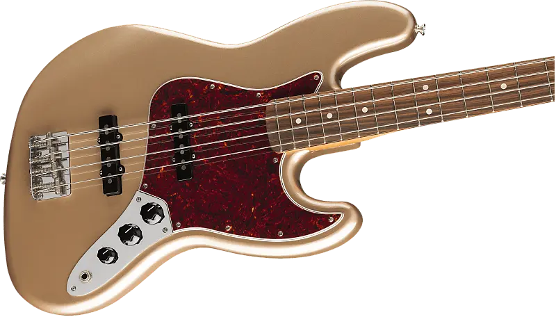 

2021 Fender Vintera '60s Jazz Bass Pau Ferro Fingerboard Firemist Gold