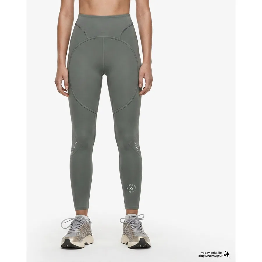 Спортивные леггинсы с длиной 7/8 adidas by Stella McCartney TPR, Зеленый — фото 3