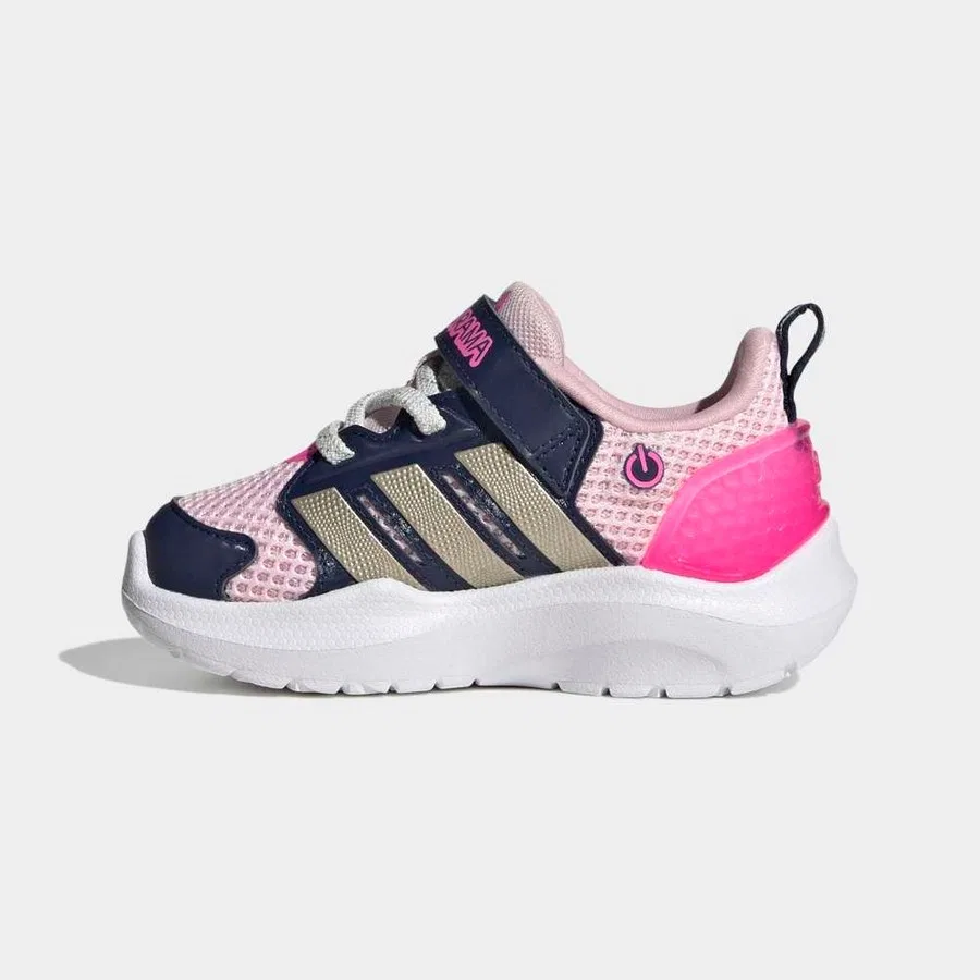 Детские кроссовки с принтом Lightorama Rnr El adidas, Розовый — фото 4