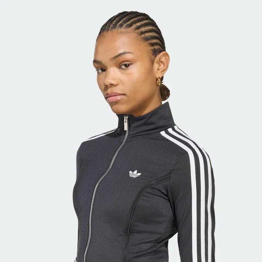 Худи на молнии ADIDAS ORIGINALS, черного цвета — фото 4