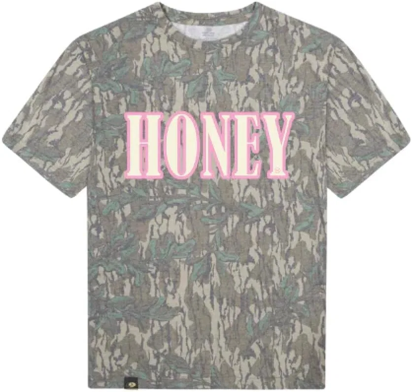 Футболка с принтом Honey Mad Hatter Company, Camo