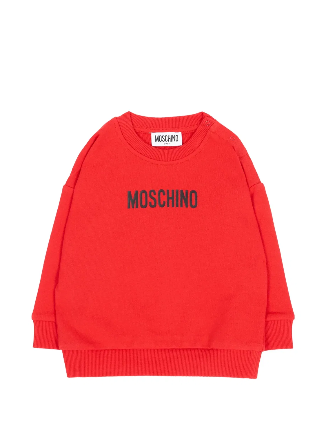 Moschino Свитшот с логотипом красный