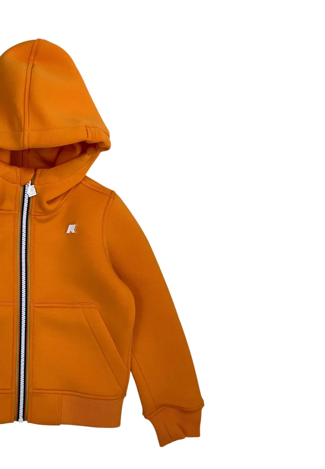 Толстовка на молнии унисекс - толстовка на молнии K-Way, Orange Md — фото 3
