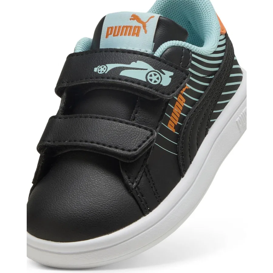Детские кроссовки Puma Smash 3.0 Poised 2 Ra, Черный — фото 3