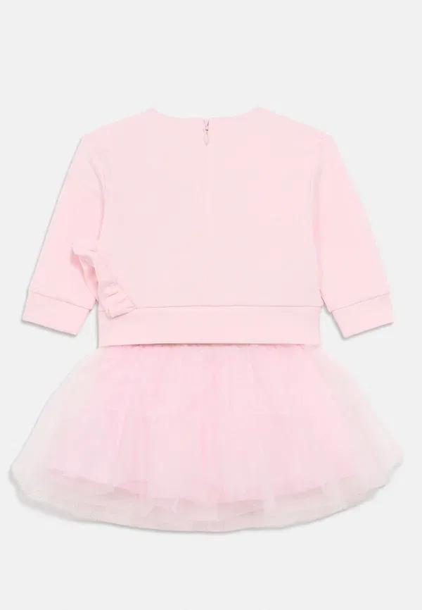 Джемпер и брюки хлопковые Karl Lagerfeld Kids, розовый — фото 2