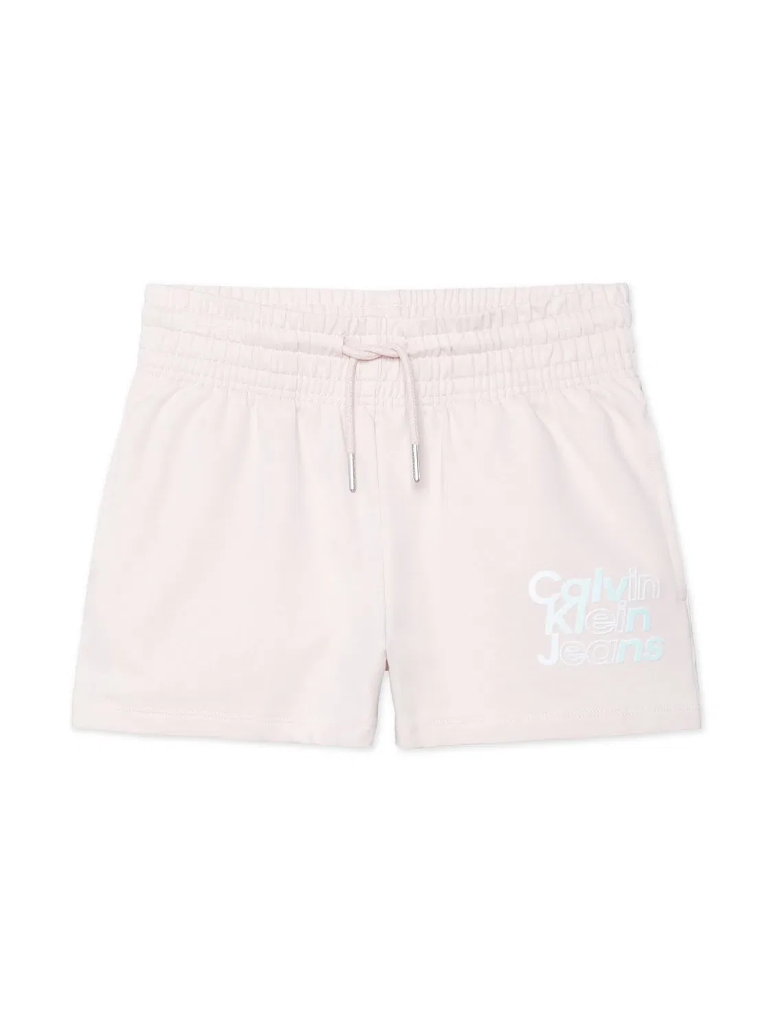 Шорты с кулиской и логотипом Calvin Klein Kids, розовый