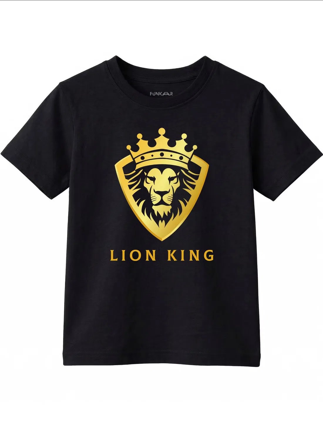 Футболка детская с принтом Lion King Funkaar, черный — фото 3