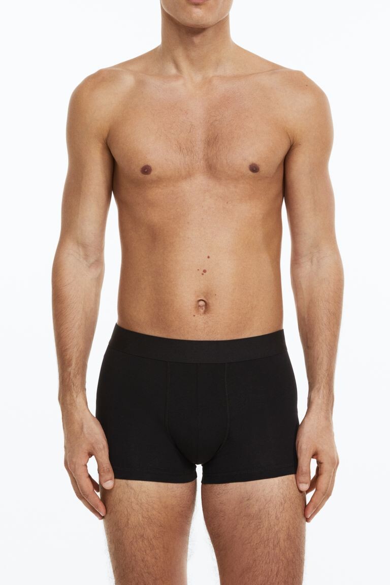 

Комплект из 5 коротких трусов Xtra Life H&M, черный